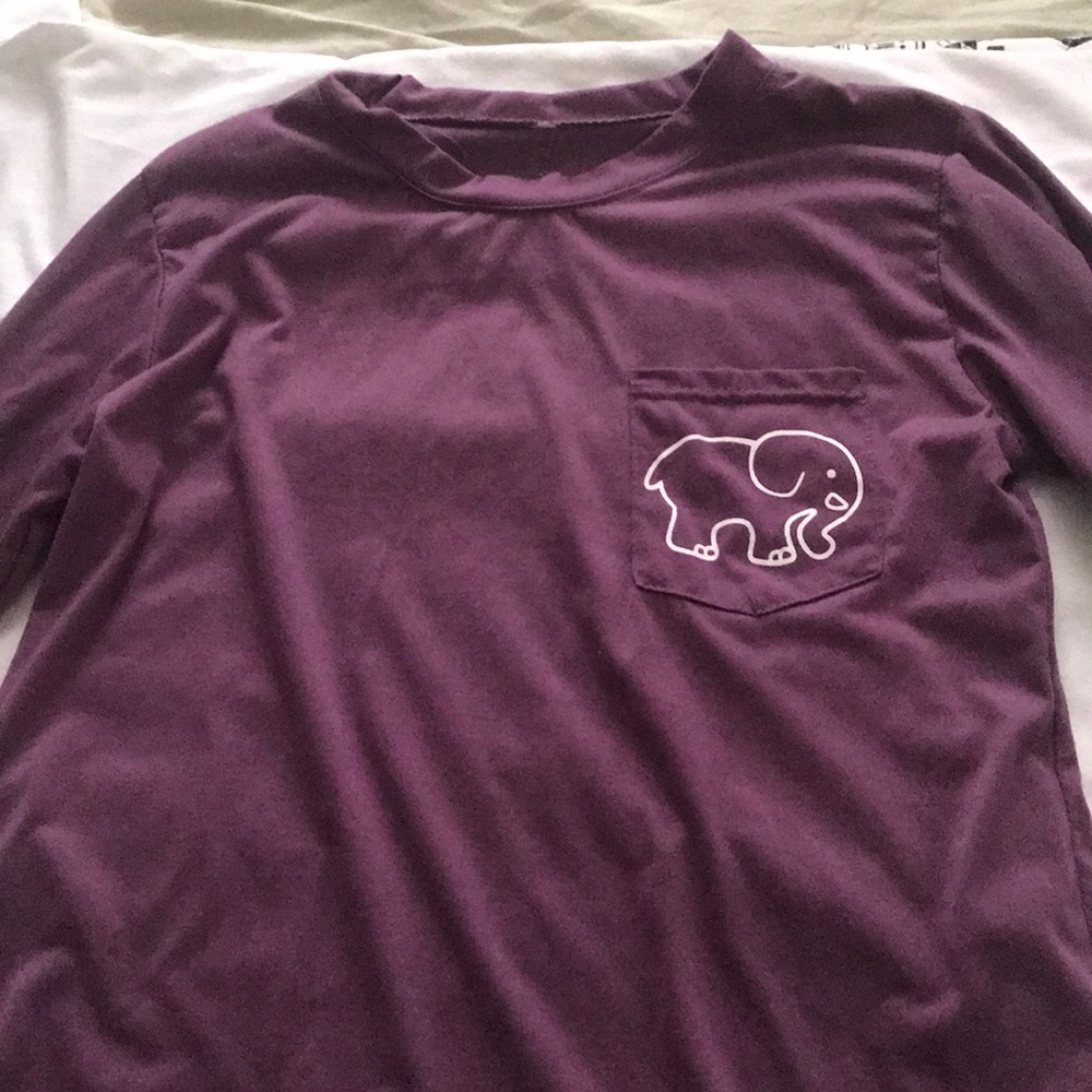 Ivory Ella purple and white Long sleeve top